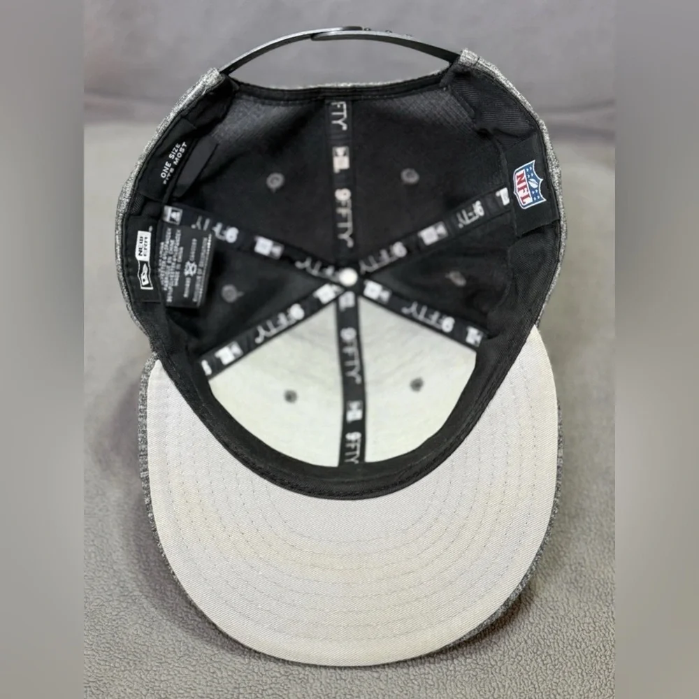 New Era Atlanta Falcons 9Fifty Gray Tweed Turn Adjustable Snapback Hat Cap OSFM